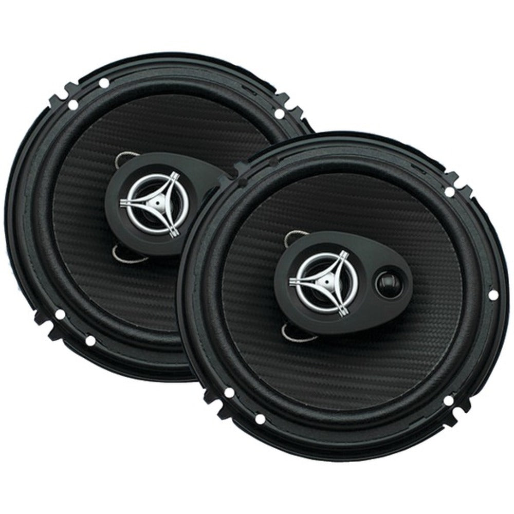 Power Acoustik(R) EF-653 Edge Series Coaxial Speakers (6.5, 3 Way, 400