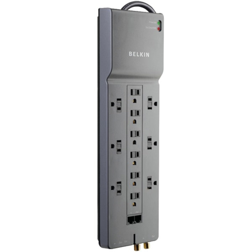 Belkin BE112234-10 Home/Office Surge Protector (12-Outlet; 1-in/2-out