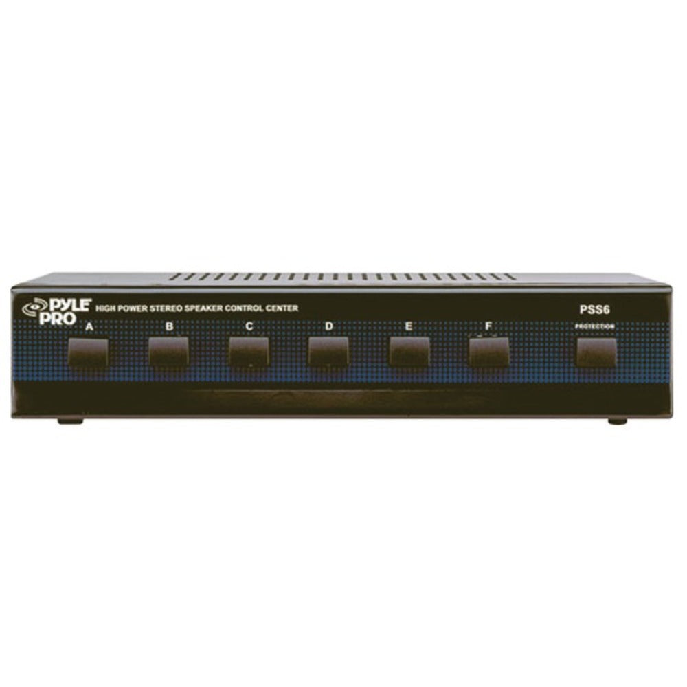 Pyle(R) PSS6 High-Power Stereo Speaker Selector (6 Channels)