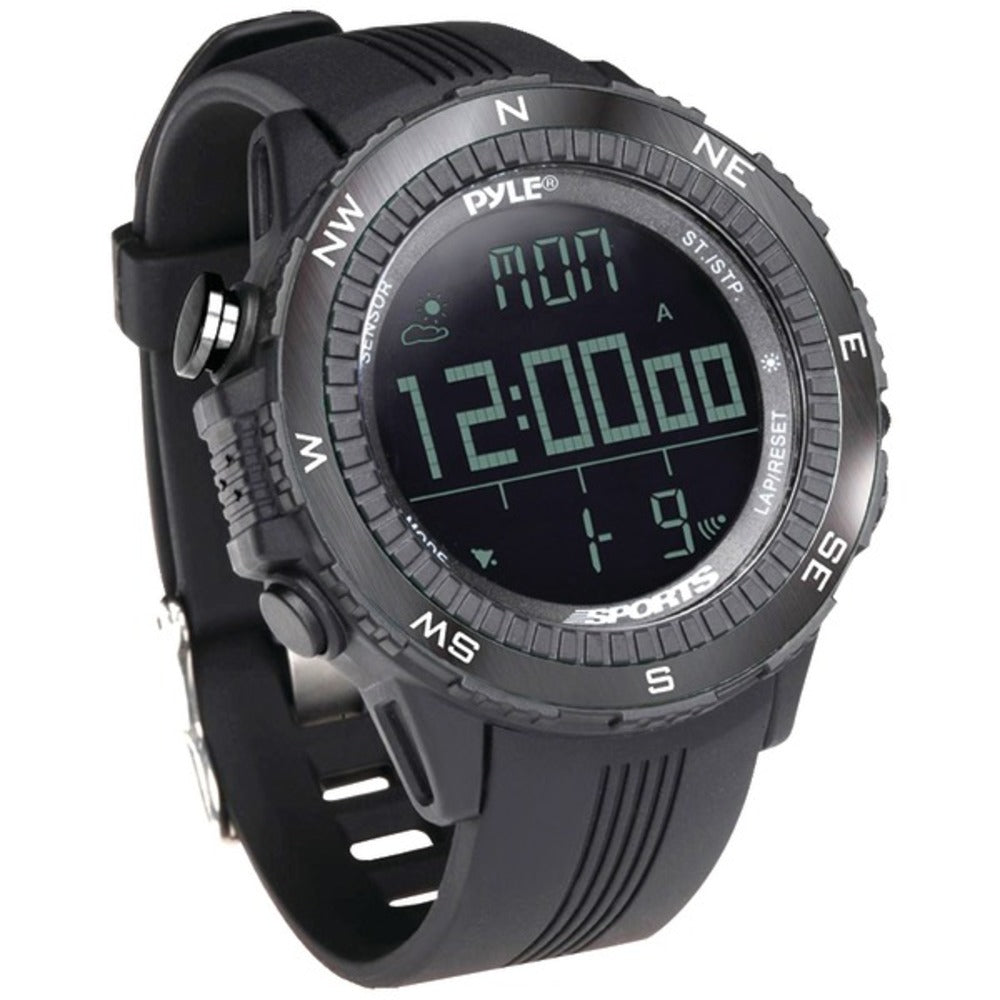 Pyle Pro(R) PSWWM82BK Digital Multifunction Active Sports Watch (Black