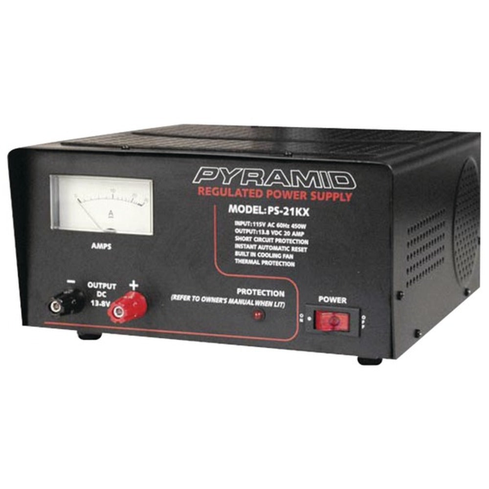 Pyramid(R) Car Audio PS21KX 18-Amp Power Supply with Built-in Cooling