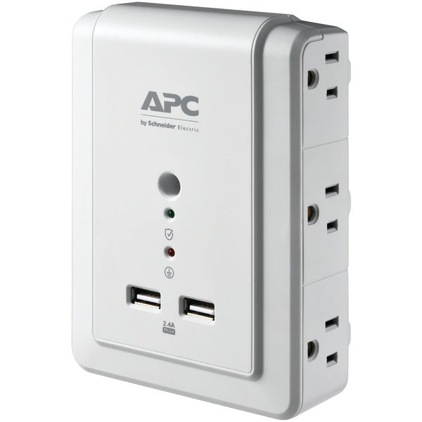 P6WU2 6OUT/2USB WALL MNT