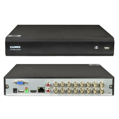 LOREX LHV00161TC8PM 16-Channel Mpx HD DVR with 1TB & 8 720p Cameras, 4 Bullet/Dome