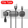 Baseus Magnetic Cable Organizer USB Cable Winder Management Desktop Clips Wire Cord Protector Cables Holder For Mouse Earphone