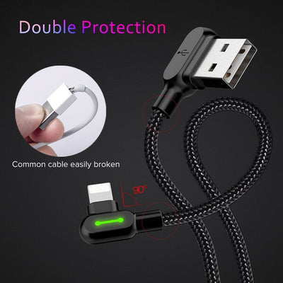 MCDODO Cable For iPhone XS MAX XR 8 7 6 5 6s plus USB Cable Fast Charging Cable Mobile Phone Charger Cord Adapter Usb Data Cable